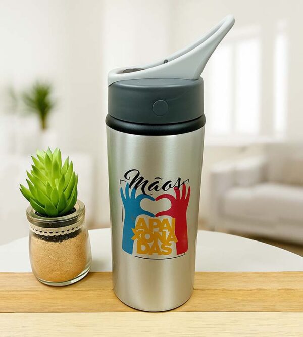 Squeeze de Alumínio Wave 600ml - Imagem 2